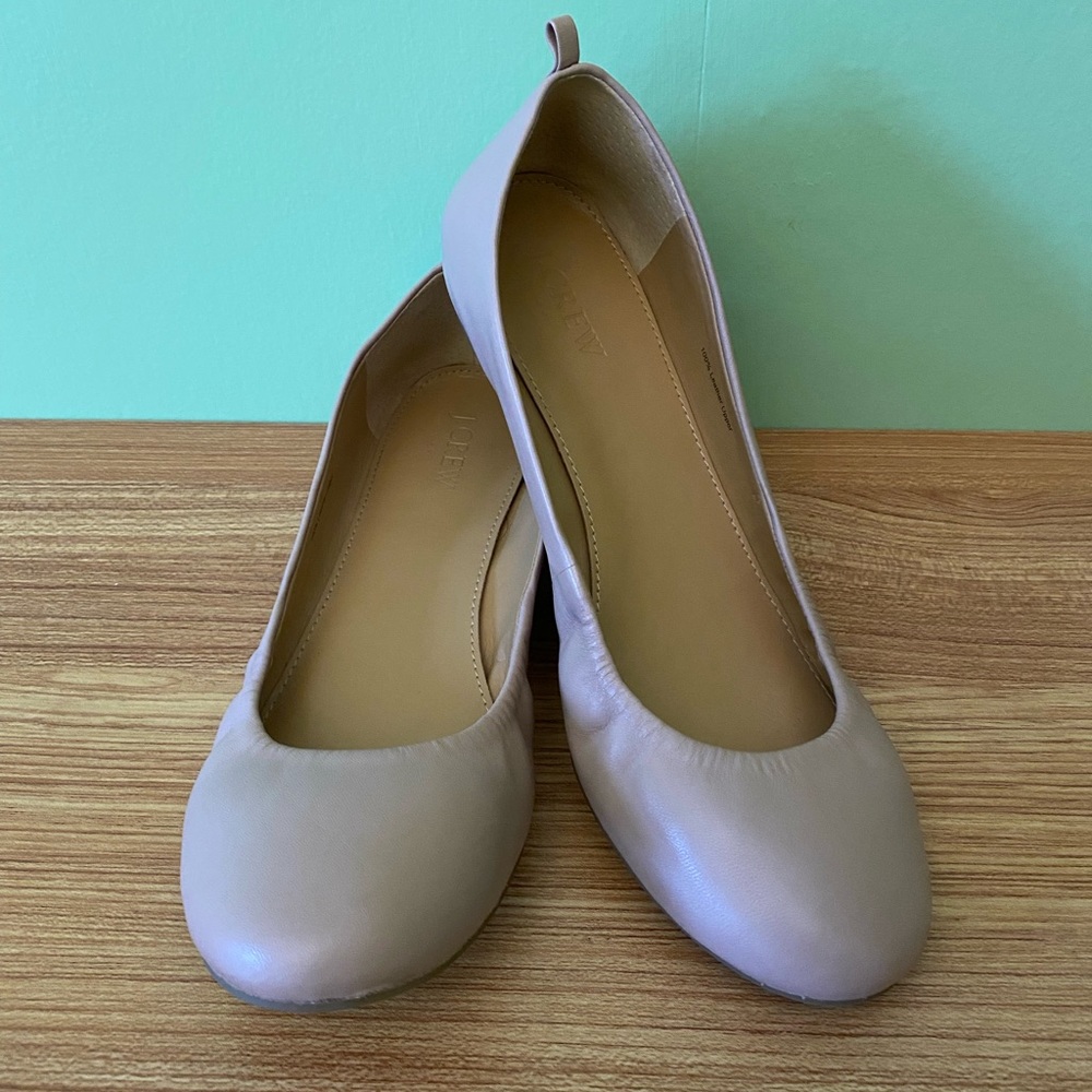 J. Crew ballet flats Size-8 Color-Blush